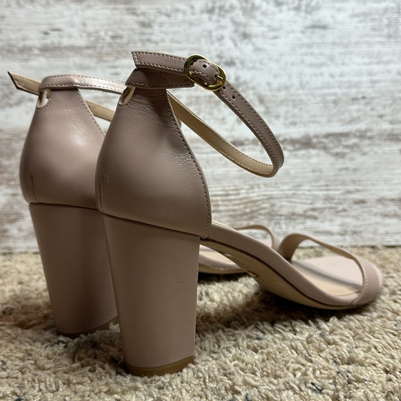 STUART WEITZMAN NearlyNude leather sandals size 11B - Picture 5 of 16